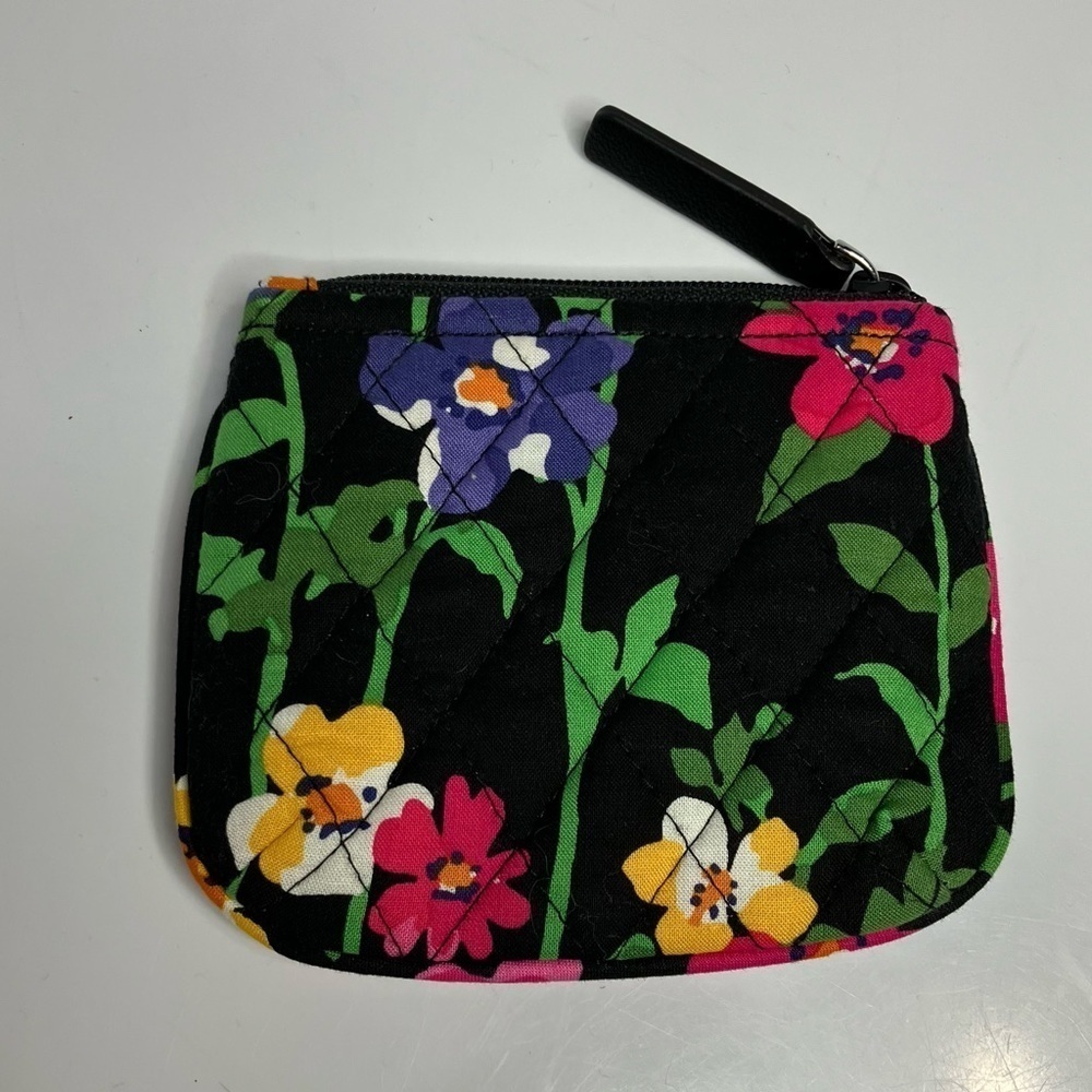 Vera Bradley Field Cotton printβ small coin purse - Picture 1 of 5